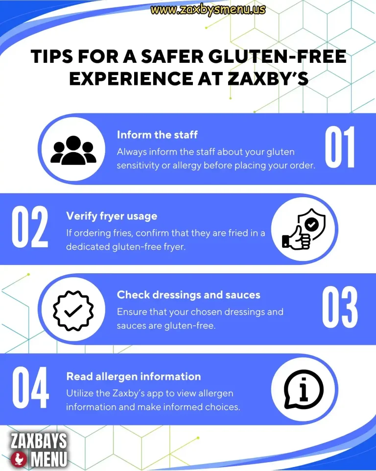 Gluten-Free Zaxbys Menu Items - Updated 2025 2 Tips For A Safer Gluten-Free Experience At Zaxby’s