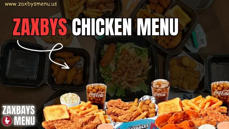 Zaxbys Chicken Menu Featured image