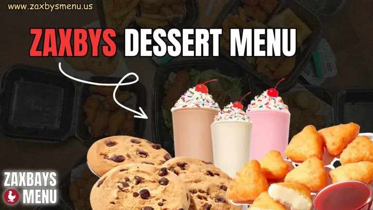 Zaxbys Dessert Menu Featured image