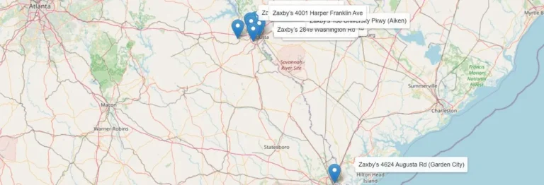 Zaxbys Augusta GA: All Locations, Hours, Contact Details In Georgia USA 2 All Zaxbys Augusta GA Locations In USA