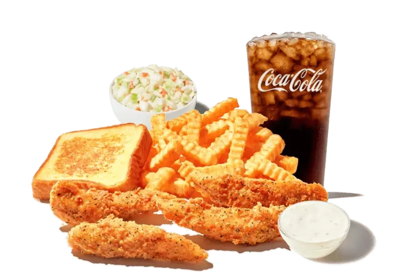 Zaxbys Menu With Prices In USA 2026 - Updated 12 Zaxbys Lemon Pepper Chicken Finger Plate