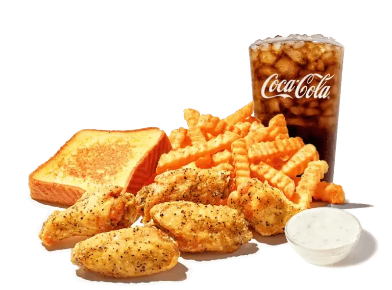 Zaxbys Menu With Prices In USA 2026 - Updated 11 Zaxbys Lemon Pepper Traditional Wings Meal